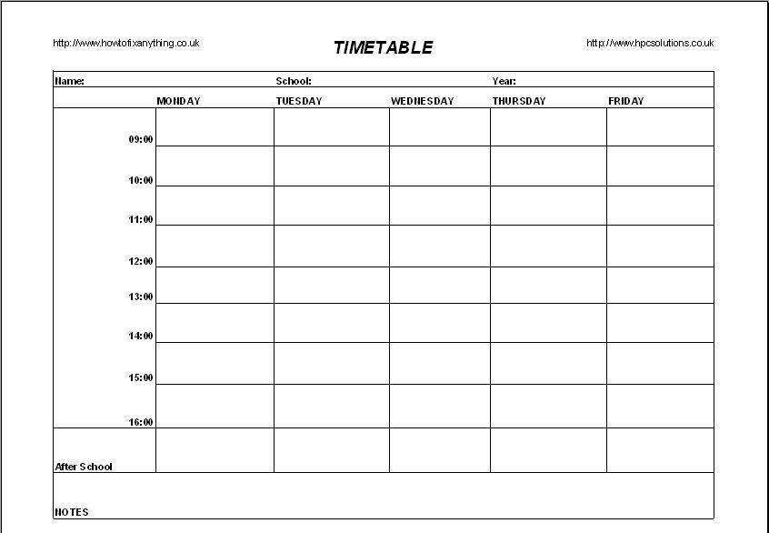 class schedule maker. School schedule maker